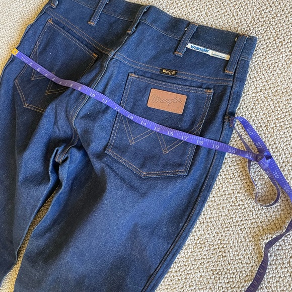 Vintage Wrangler 50 Indigo Straight Leg Jeans - Picture 5 of 6